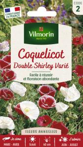 Coquelicot Double Shirley Varié